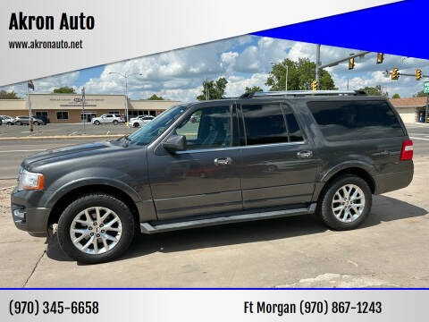 2017 Ford Expedition EL for sale at Akron Auto - Fort Morgan in Fort Morgan CO