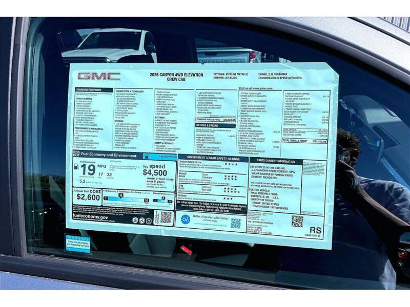 2026 GMC Canyon Elevation