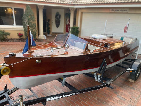 1950 Chris-Craft Mahogany boat