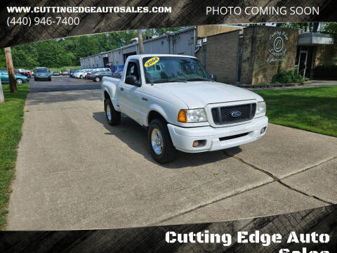 2004 Ford Ranger for sale at Cutting Edge Auto Sales in Willoughby OH