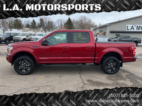 2018 Ford F-150 for sale at L.A. MOTORSPORTS in Windom MN