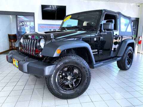 2015 Jeep Wrangler for sale at SAINT CHARLES MOTORCARS in Saint Charles IL