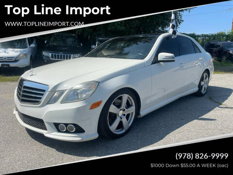2010 Mercedes-Benz E-Class for sale at Top Line Import of Methuen in Methuen MA