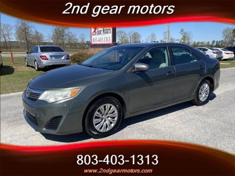 2013 Toyota Camry for sale at 2nd Gear Motors in Lugoff SC
