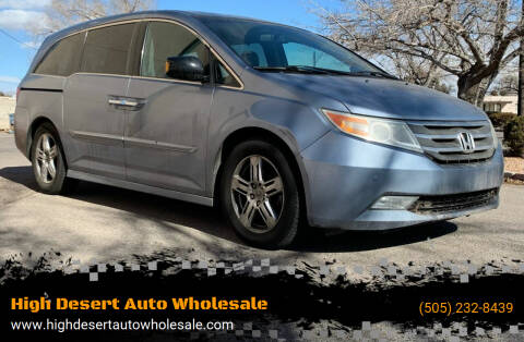 2012 Honda Odyssey for sale at High Desert Auto Wholesale in Albuquerque NM