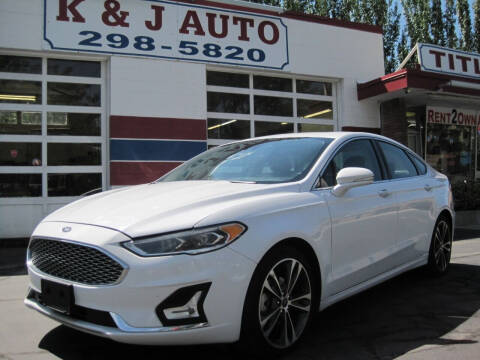 2019 Ford Fusion for sale at K & J Auto Rent 2 Own in Bountiful UT