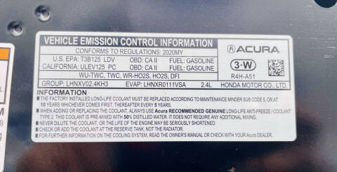 2020 Acura ILX w/Tech