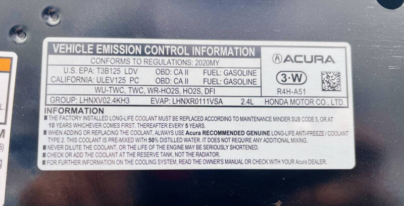 2020 Acura ILX w/Tech