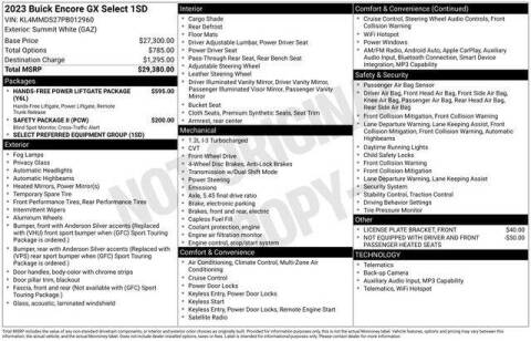 2023 Buick Encore GX Select