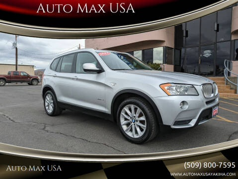 2013 BMW X3 for sale at Auto Max USA in Yakima WA