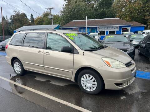2004 Toyota Sienna for sale at Lino's Autos Inc in Vancouver WA