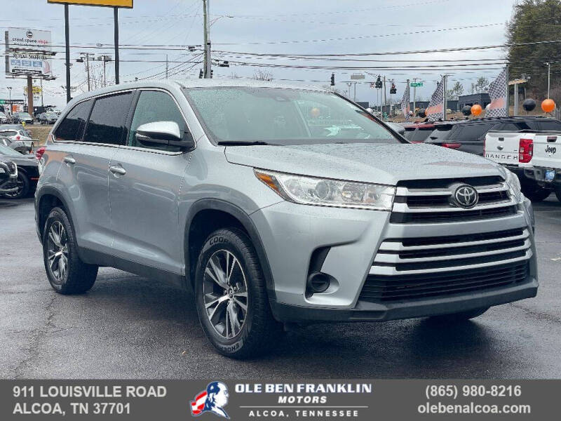 2019 Toyota Highlander for sale at Ole Ben Franklin Motors of Alcoa in Alcoa TN