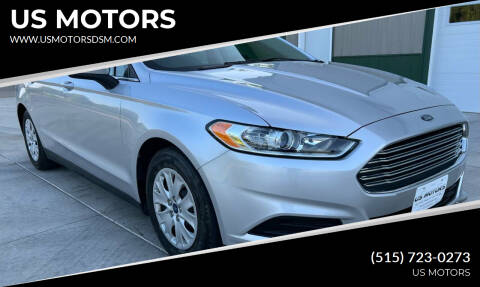 2014 Ford Fusion for sale at US MOTORS in Des Moines IA