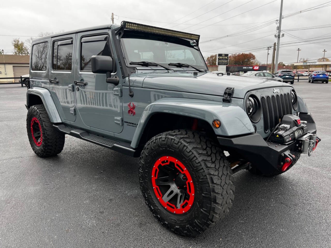 2015 Jeep Wrangler Unlimited for sale at Billy's Auto Discount Center in Evansville, IN