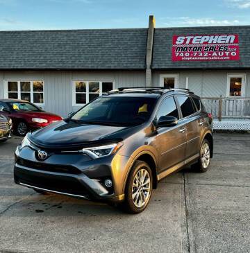 2017 Toyota RAV4 Hybrid for sale at Stephen Motor Sales LLC in Caldwell OH