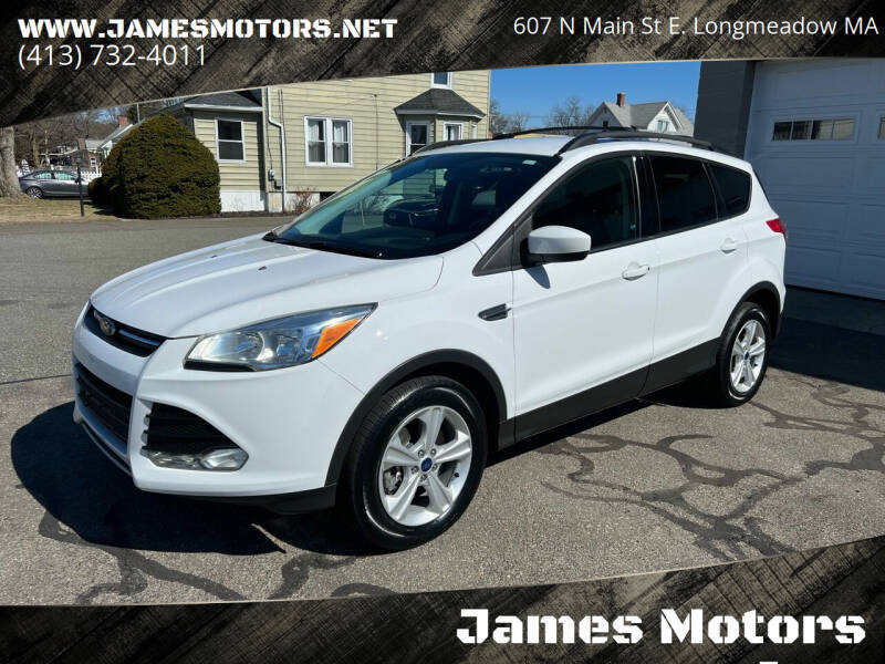 2016 Ford Escape for sale at James Motors Inc. in East Longmeadow MA