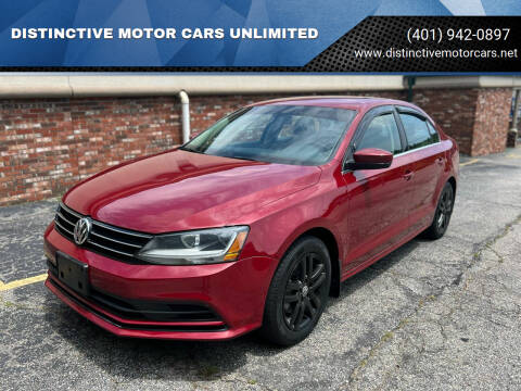 2017 Volkswagen Jetta for sale at DISTINCTIVE MOTOR CARS UNLIMITED in Johnston RI