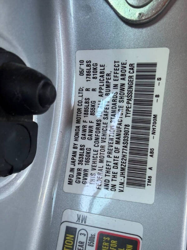 2010 Honda Insight EX