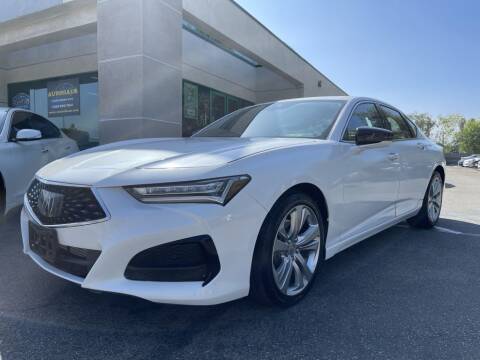 2021 Acura TLX for sale at AutoHaus in Colton CA