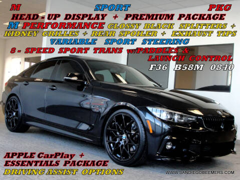 2018 BMW 4 Series for sale at SAN DIEGO BEEMERS in San Diego CA