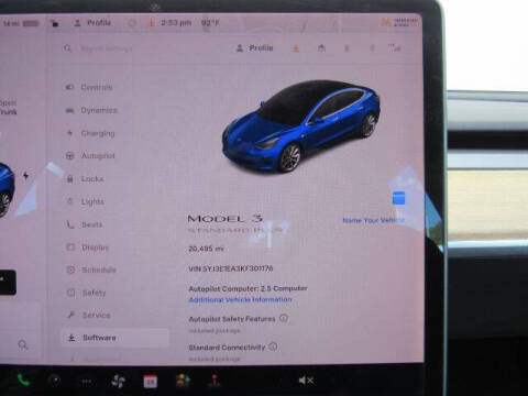 2019 Tesla Model 3 Standard Range Plus