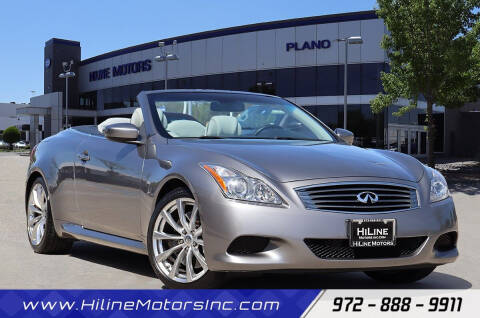 2009 Infiniti G37 Convertible for sale at HILINE MOTORS in Plano TX