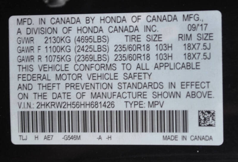 2017 Honda CR-V EX