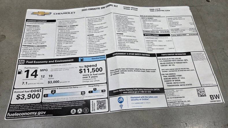 2023 Chevrolet Corvette Z06