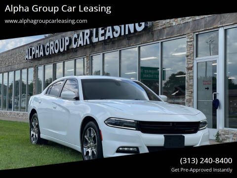 2015 Dodge Charger for sale at Alpha Group Car Leasing in Redford MI