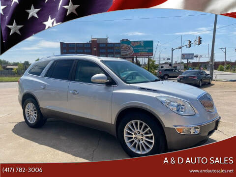 2011 Buick Enclave for sale at A & D Auto Sales in Joplin MO