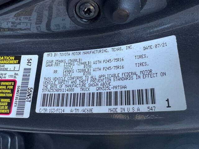 2021 Toyota Tacoma SR5 V6