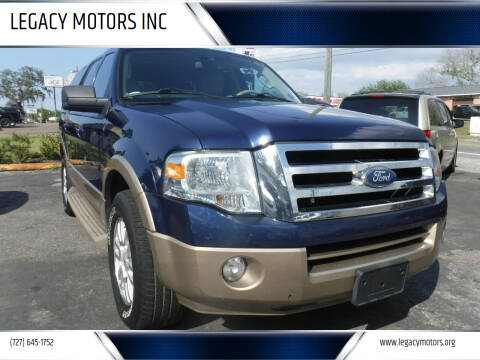 2012 Ford Expedition for sale at LEGACY MOTORS INC in New Port Richey FL