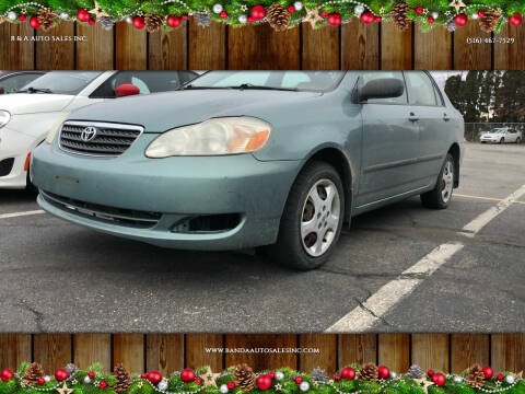 2005 Toyota Corolla for sale at B & A Auto Sales Inc. in Jamaica NY