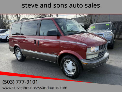 1999 Chevrolet Astro for sale at steve and sons auto sales in Happy Valley OR