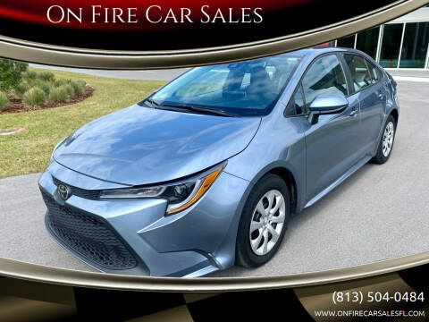 2021 Toyota Corolla for sale at On Fire Car Sales in Tampa FL