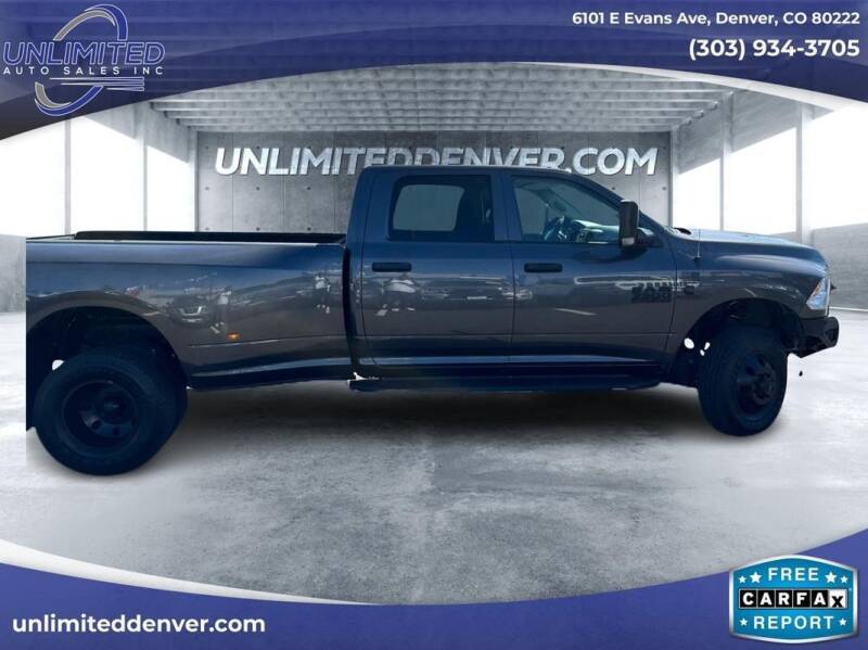 2018 RAM 3500 for sale at Unlimited Auto Sales in Denver CO