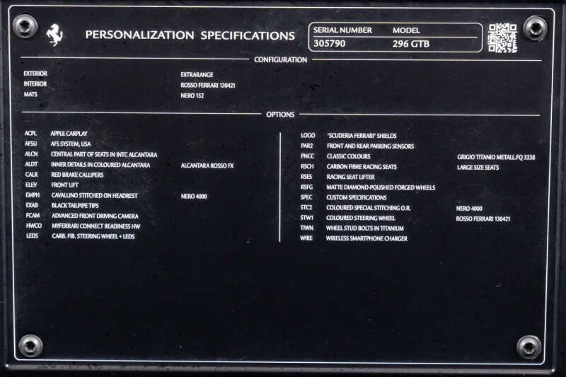 2024 Ferrari 296 GTB