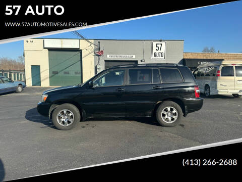 2006 Toyota Highlander for sale at 57 AUTO in Feeding Hills MA