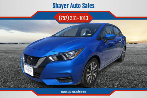 2021 Nissan Versa for sale at Shayer Auto Sales in Cape Charles VA