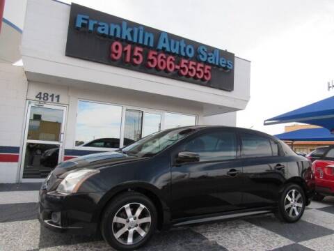 2012 Nissan Sentra for sale at Franklin Auto Sales in El Paso TX