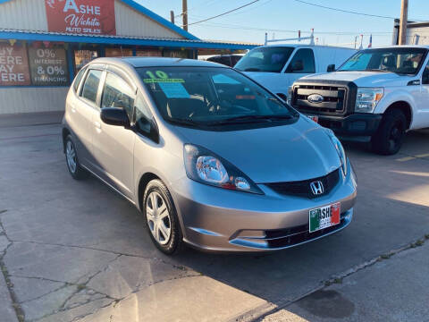 2010 Honda Fit for sale at ASHE AUTO SALES WICHITA FALLS TX & ASHE AUTO SALES in Dallas TX