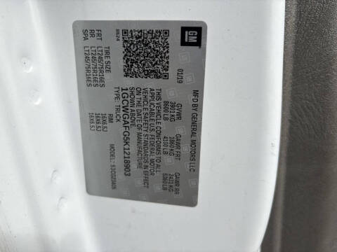 2019 Chevrolet Express 2500