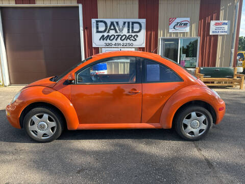 1998 Volkswagen New Beetle for sale at DAVID MOTORS LLC in Grey Eagle MN