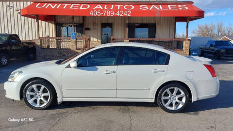 2008 Nissan Maxima for sale at United Auto Sales in Oklahoma City OK