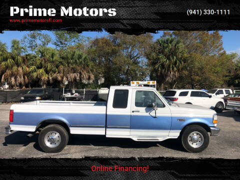 1996 Ford F-250 for sale at Prime Motors in Sarasota FL