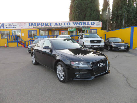 2011 Audi A4 for sale at Import Auto World in Hayward CA