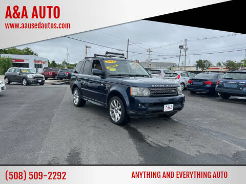 2013 Land Rover Range Rover Sport for sale at A&A AUTO in Fairhaven MA