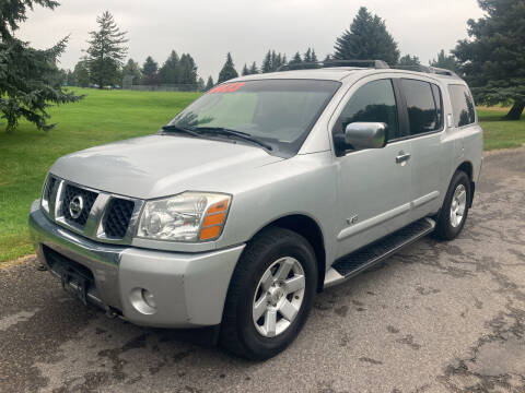 2005 Nissan Armada for sale at BELOW BOOK AUTO SALES in Idaho Falls ID