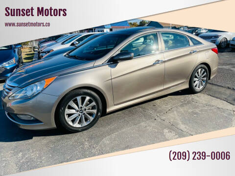 2014 Hyundai Sonata for sale at Sunset Motors in Manteca CA