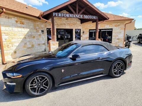 2018 Ford Mustang for sale at Performance Motors Killeen Second Chance in Killeen TX